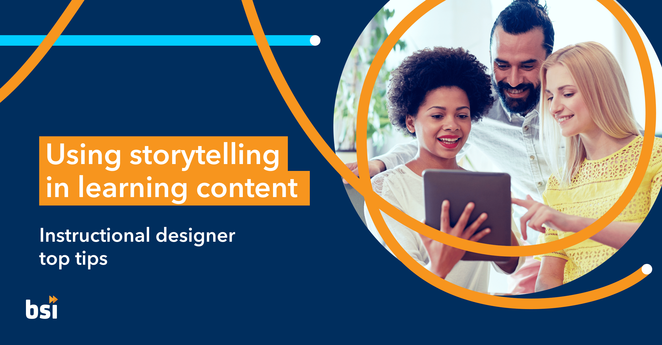 Using storytelling in learning content